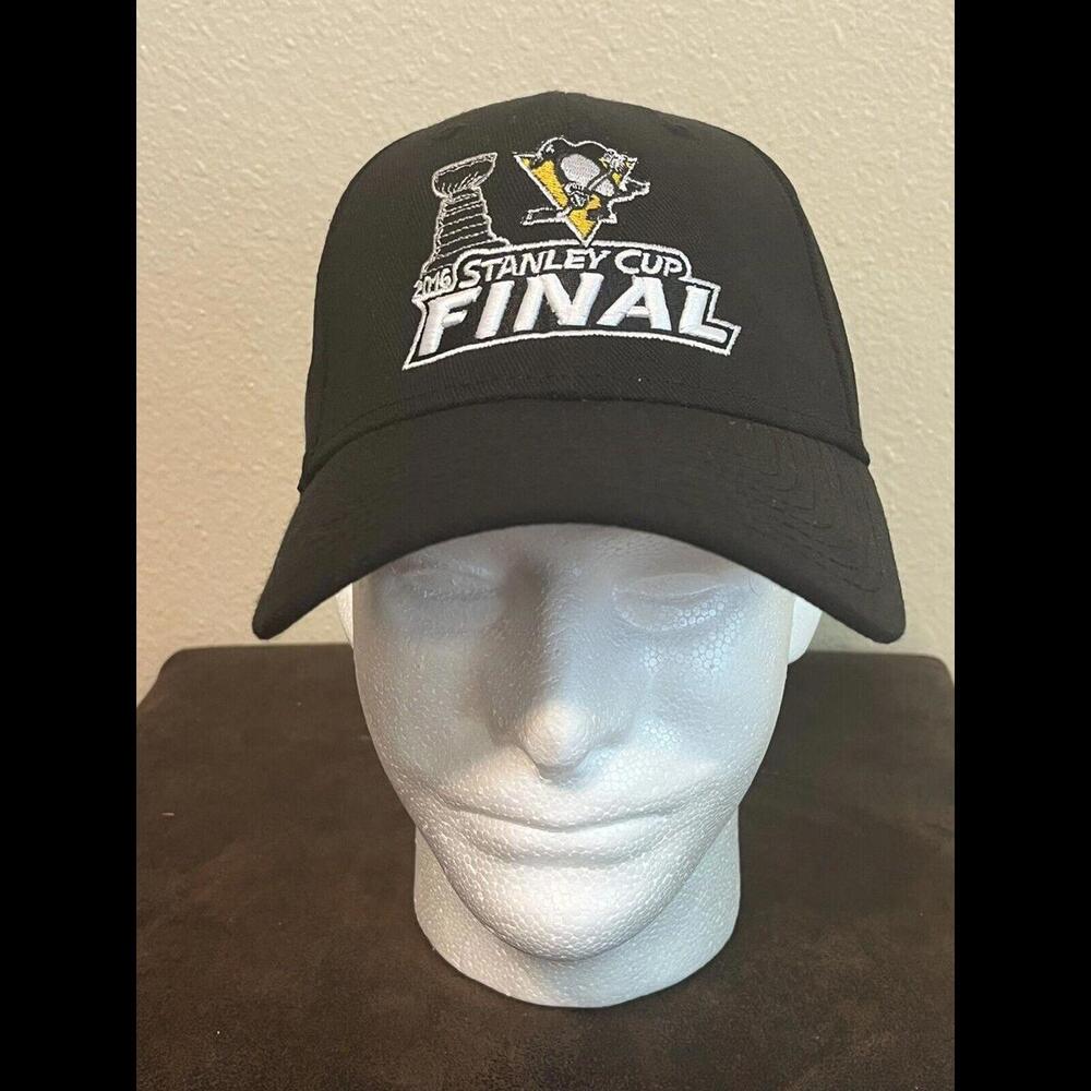 NHL Ice Hockey 2016 Stanley Cup Final Logo Hat Cap Adj M / L New Era